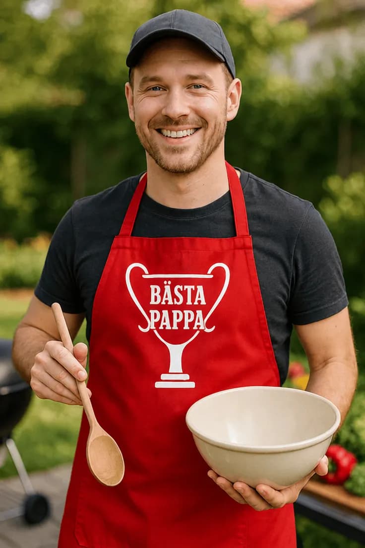 Förkläde Bästa pappa – BÄSTA PAPPA