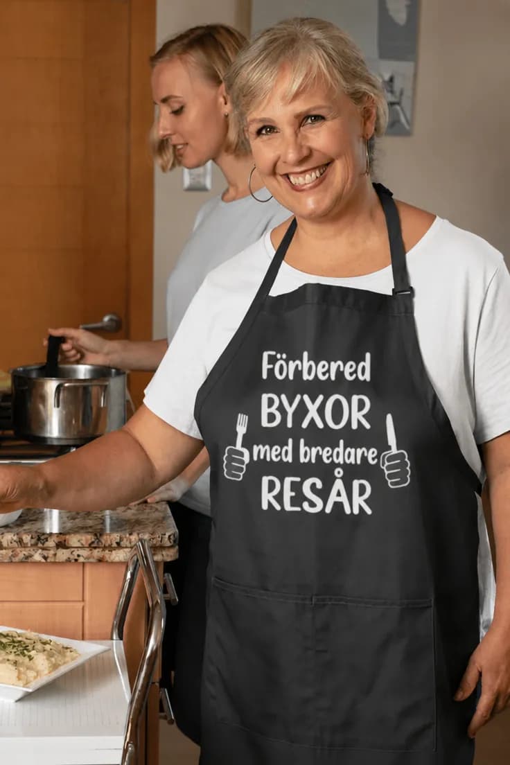 Förkläde bredare resår – Förbered BYXOR med bredare