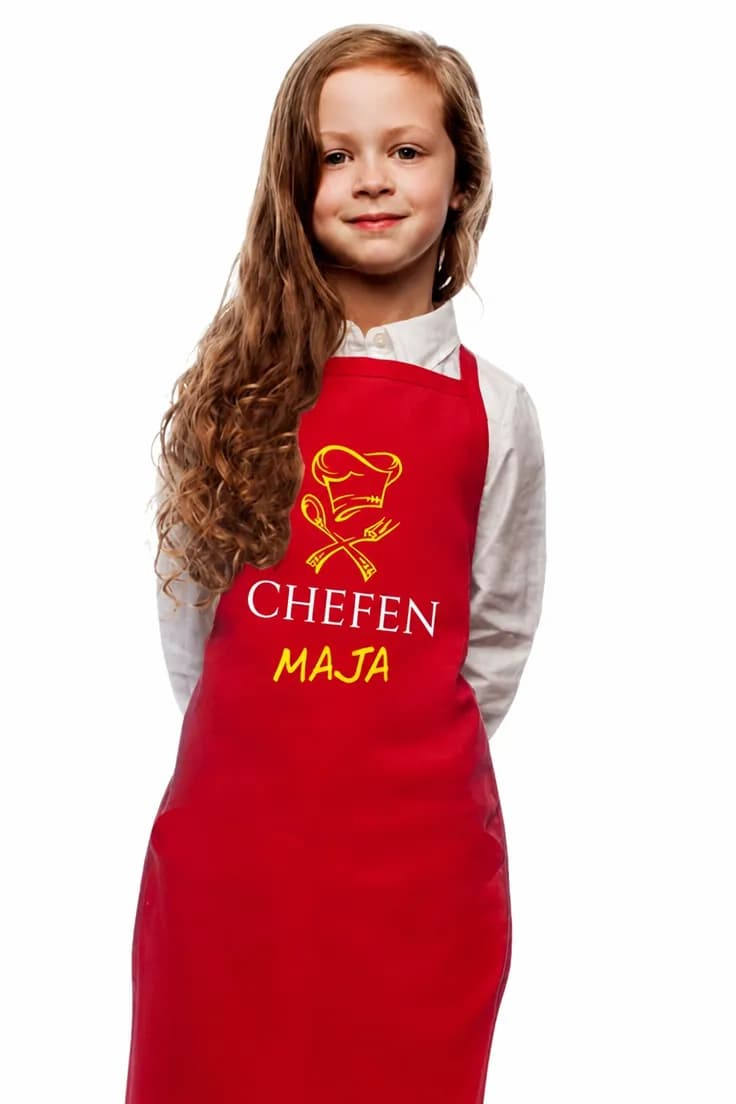 Förkläde Chefen med namn – CHEFEN MAJA