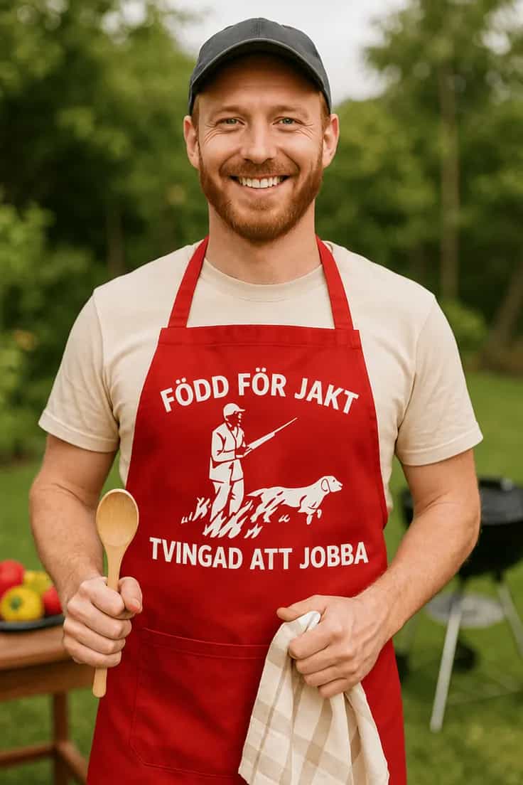 Förkläde Född för jakt – FÖDD FÖR JAKT