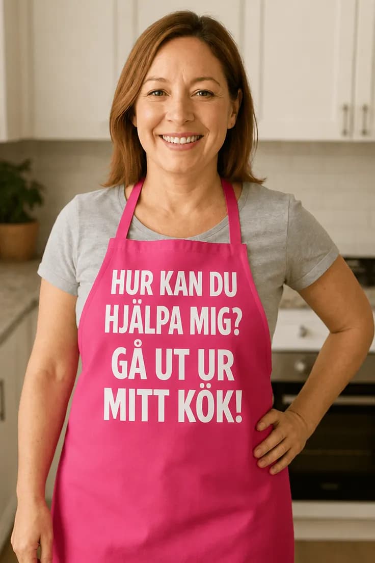 Förkläde Gå ut ur mitt kök – HUR KAN DU HJÄLPA