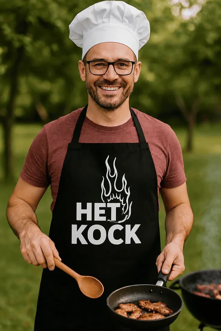 Förkläde het kock