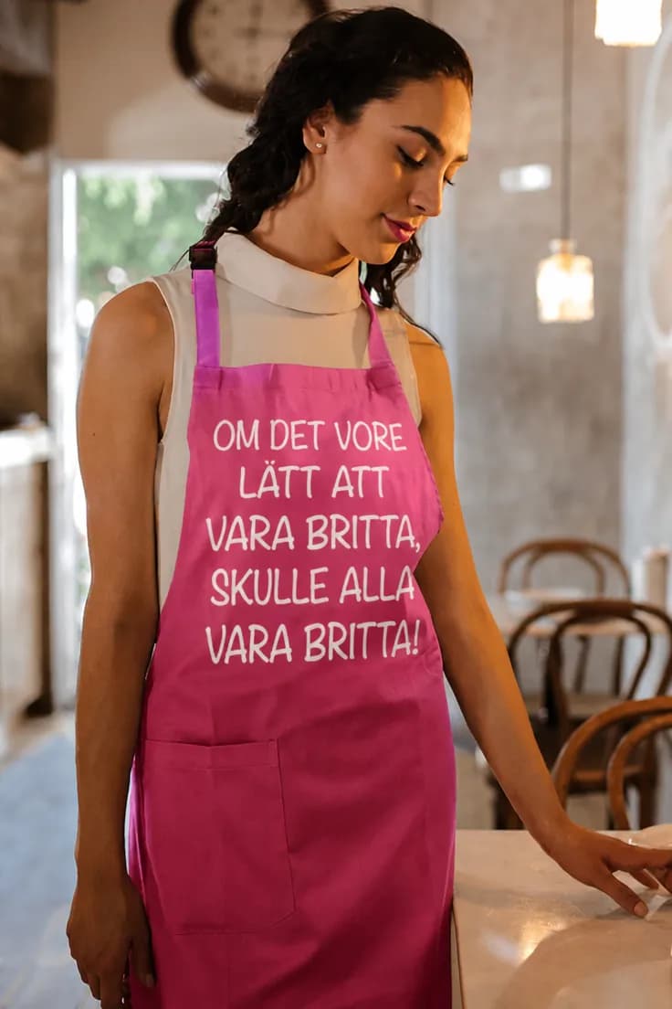 Förkläde Lätt att vara med namn – OM DET VORE LÄTT