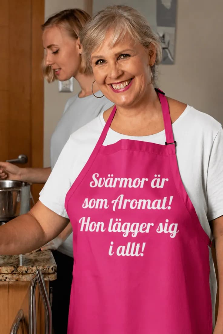 Förkläde Svärmor som Aromat – Svärmor är som