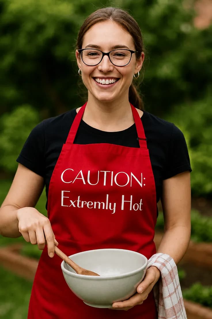 Förkläde Varning extremt het – CAUTION: Extremly Hot