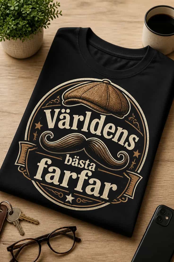 Farfar-t-shirt – Världens bästa farfar