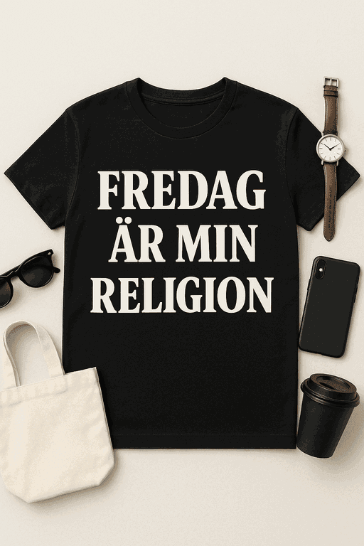 Fredag är min religion T-shirt