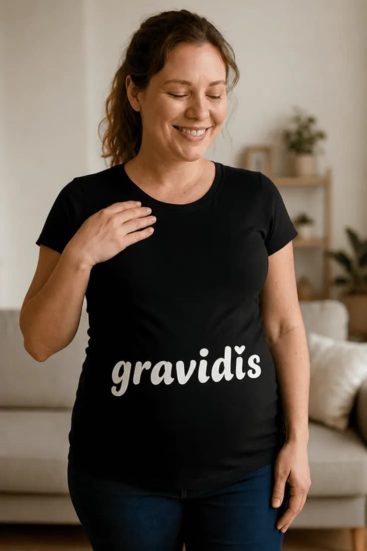 Gravid t-shirt Gravidis gravidis