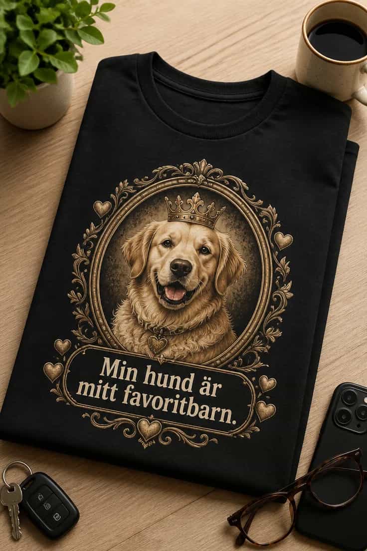 Hundtröja Min hund är mitt favoritbarn.