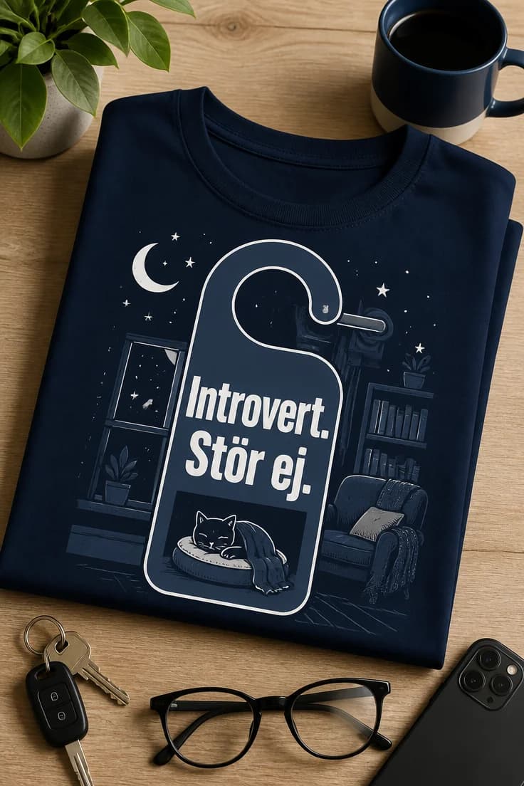 Introvert tröja – Introvert. Stör ej.