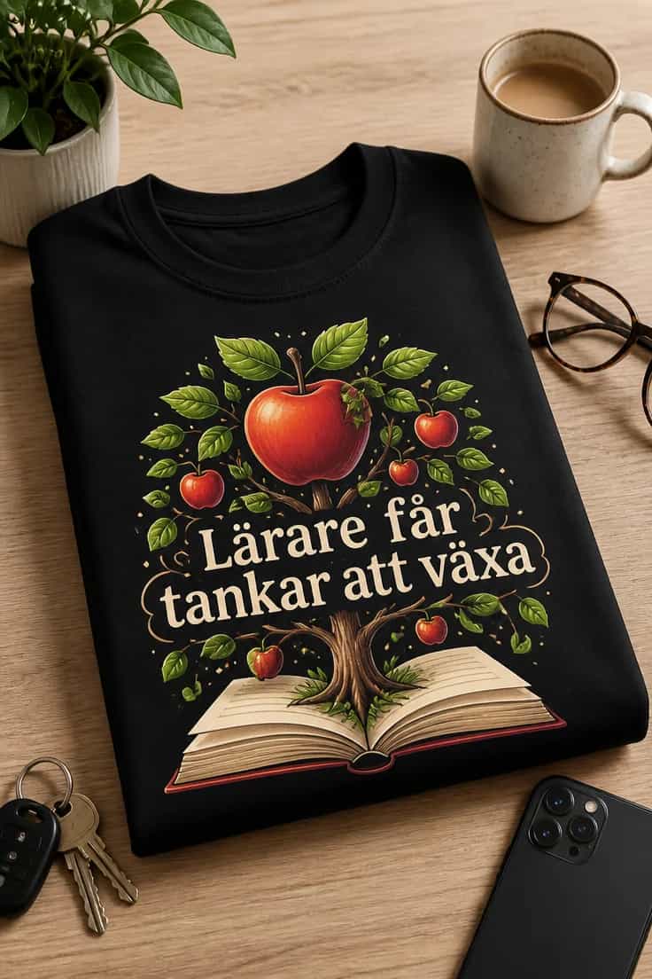 Lärartröja – Lärare får tankar att växa