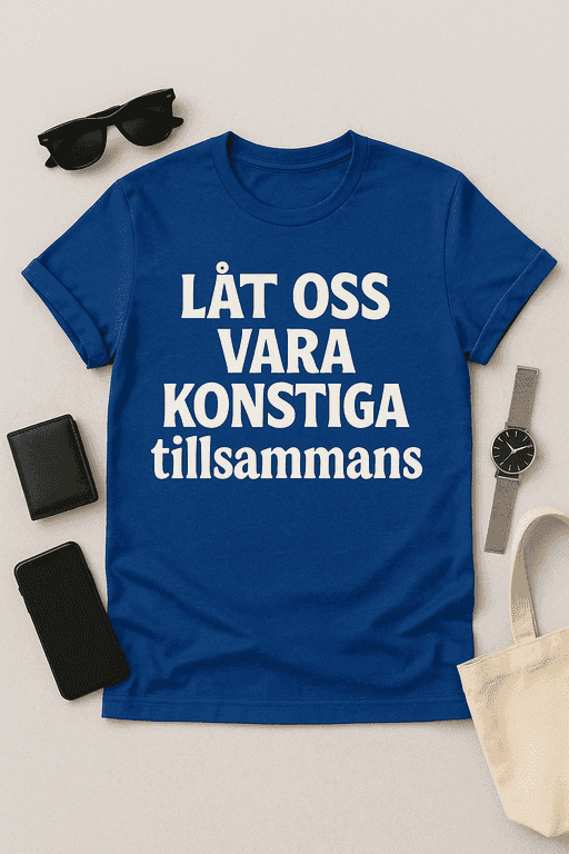 Låt oss vara konstiga tillsammans – T-shirt
