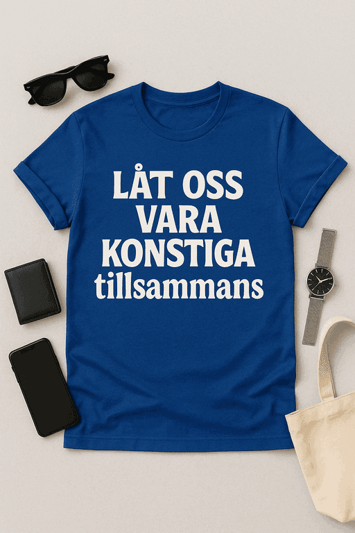 Låt oss vara konstiga tillsammans – T-shirt