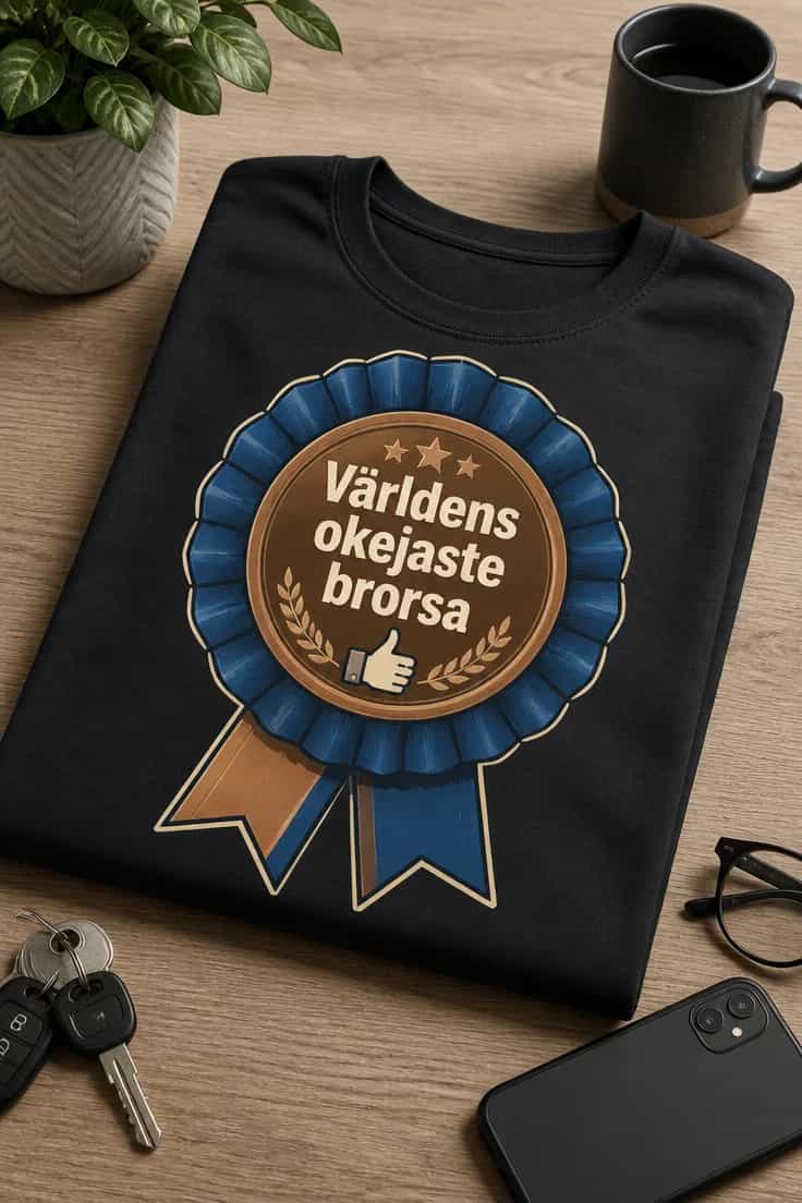 Rolig present till bror – Världens okejaste brorsa
