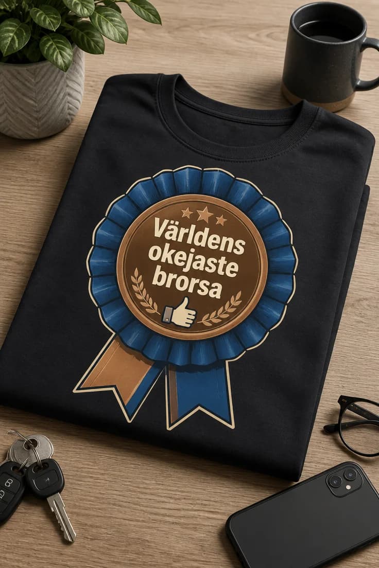 Rolig present till bror – Världens okejaste brorsa