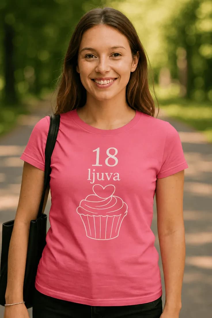 Rolig t-shirt 18 ljuva – 18 ljuva.