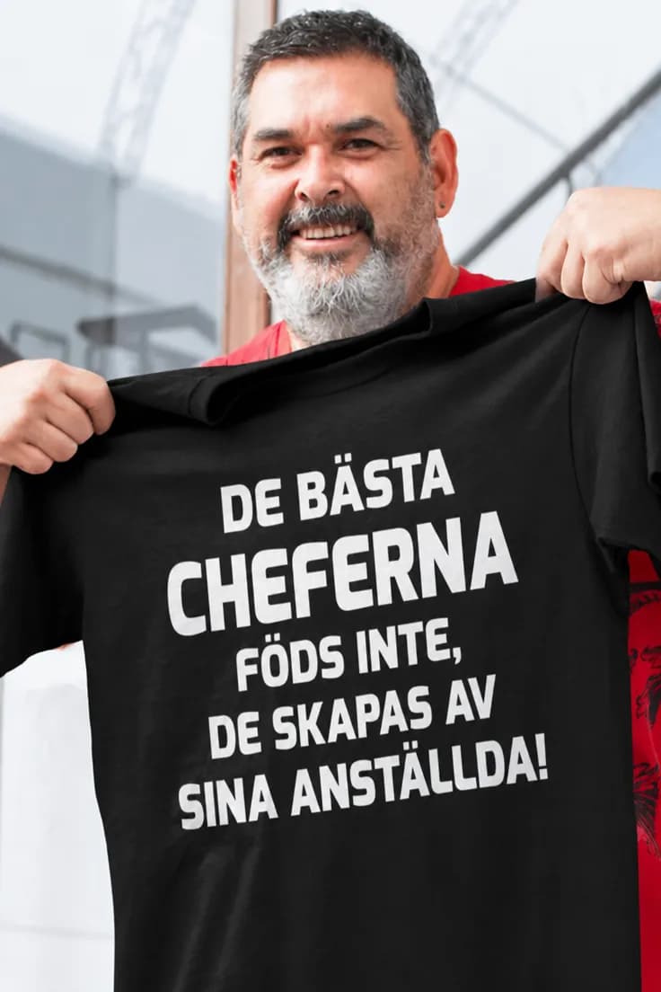 Rolig t-shirt Bästa cheferna – DE BÄSTA CHEFERNA