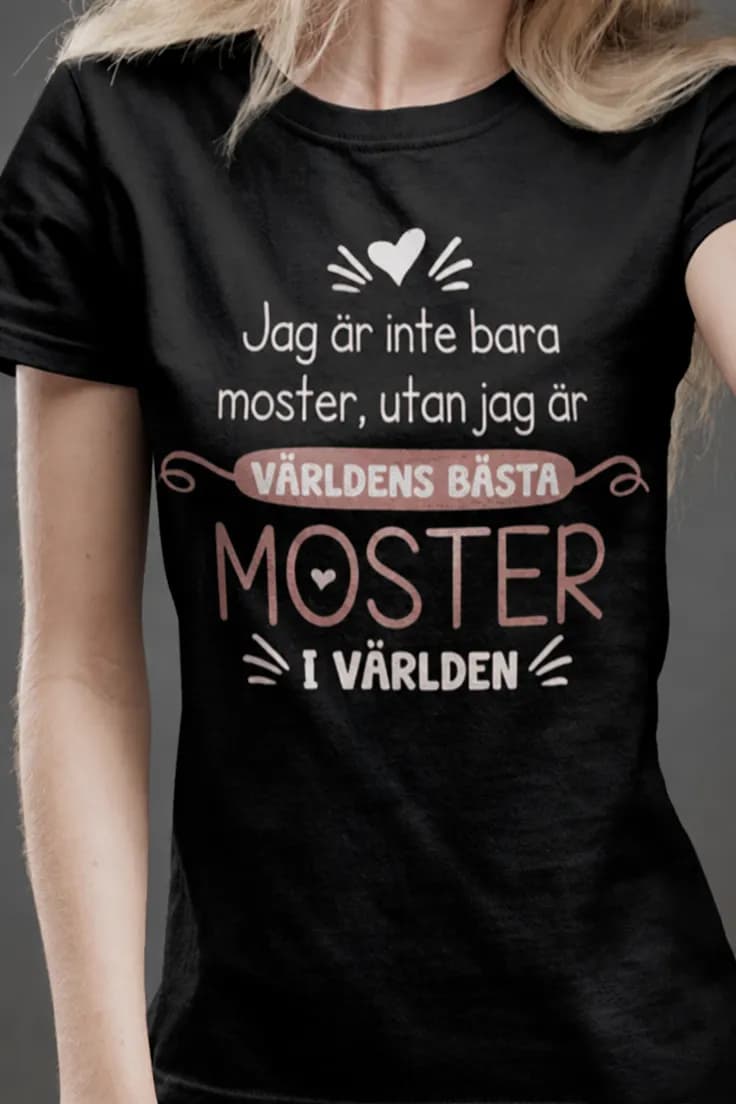 Rolig t-shirt Bästa moster i världen