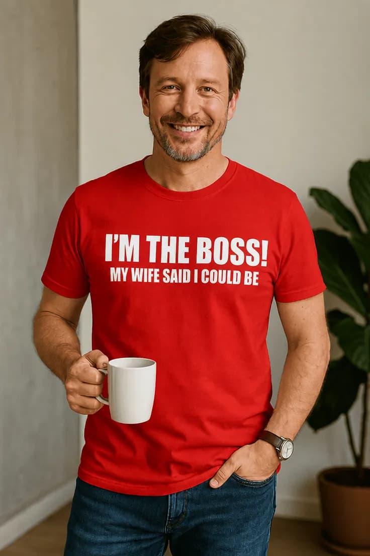 Rolig t-shirt Bossen hemma