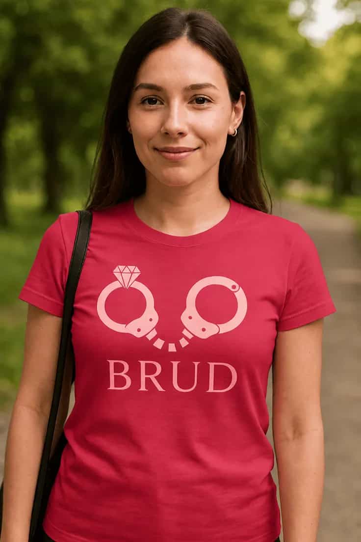 Rolig t-shirt Brud – BRUD