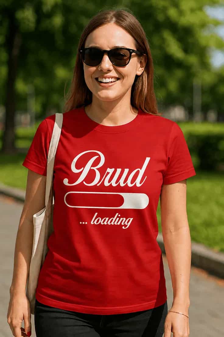 Rolig t-shirt Brud loading – Brud ...loading