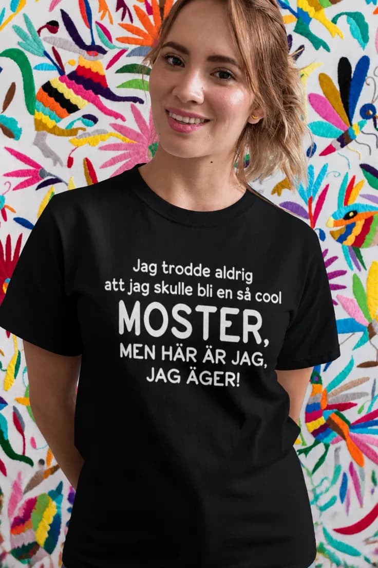 Rolig t-shirt Cool moster – Jag trodde aldrig