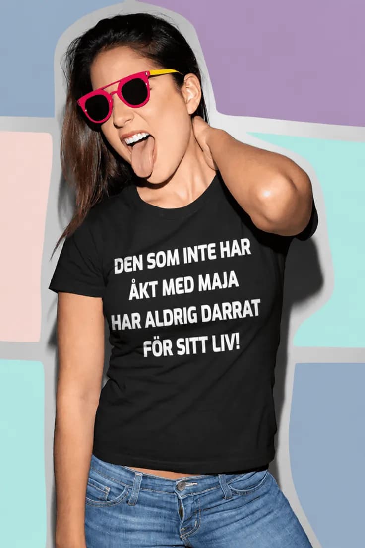 Rolig t-shirt Darrat för livet med namn