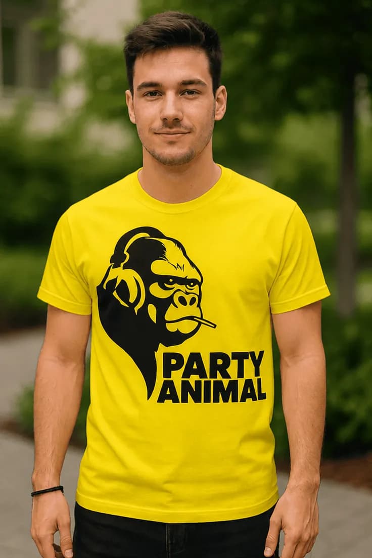 Rolig t-shirt Festprisse PARTY ANIMAL