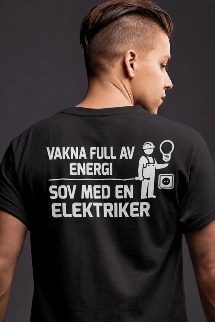 Rolig t-shirt Full av energi – VAKNA FULL AV ENERGI
