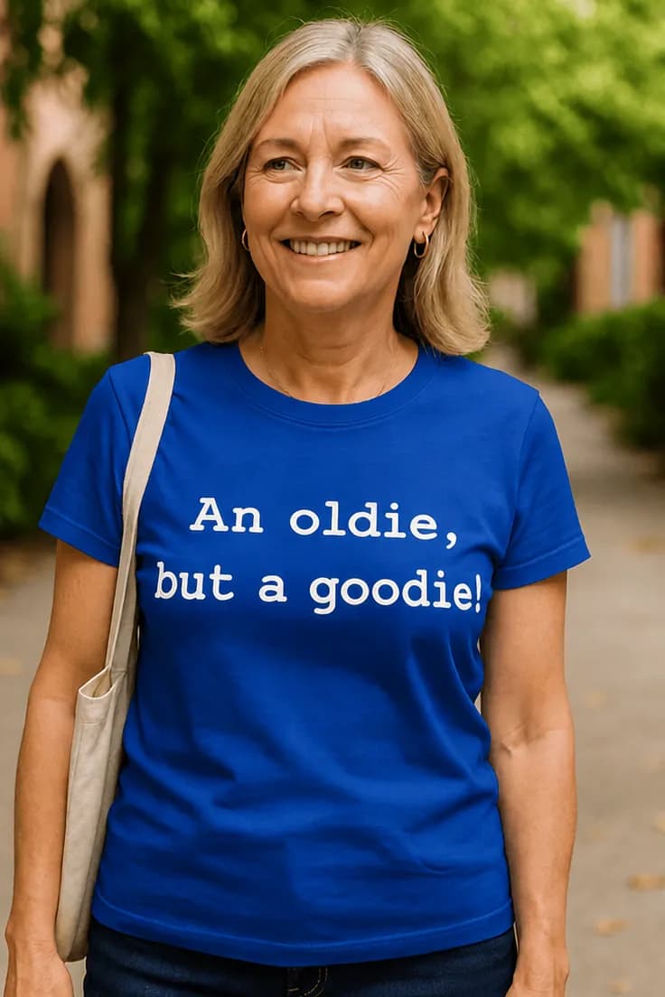 Rolig t-shirt Gammal men bra