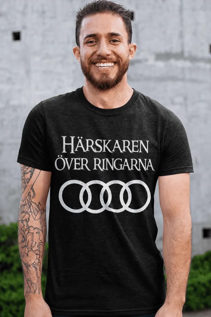 Rolig t-shirt Härskaren över ringarna – HÄRSKAREN