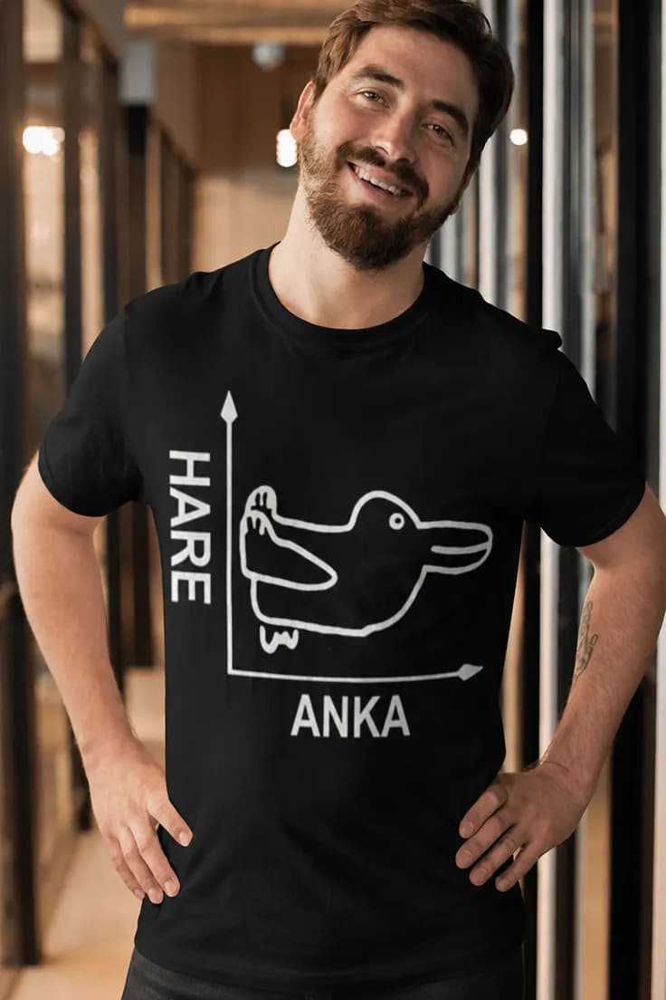 Rolig t-shirt Hare anka – HARE ANKA
