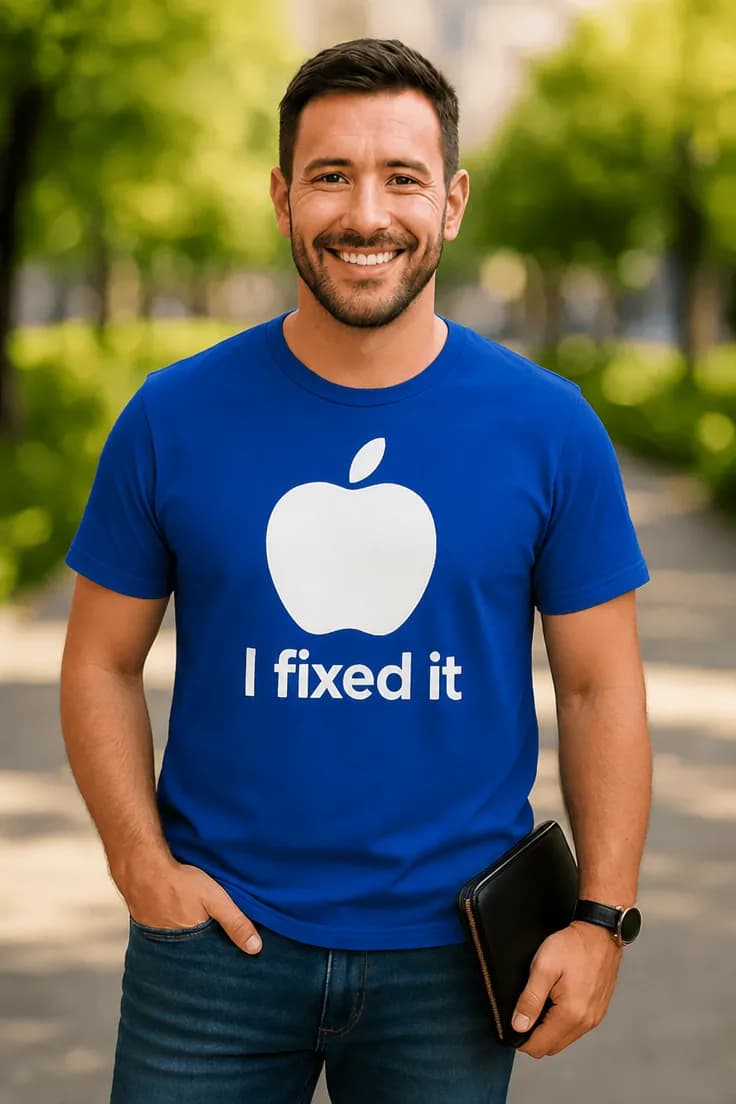 Rolig t-shirt Jag fixade det – I fixed it