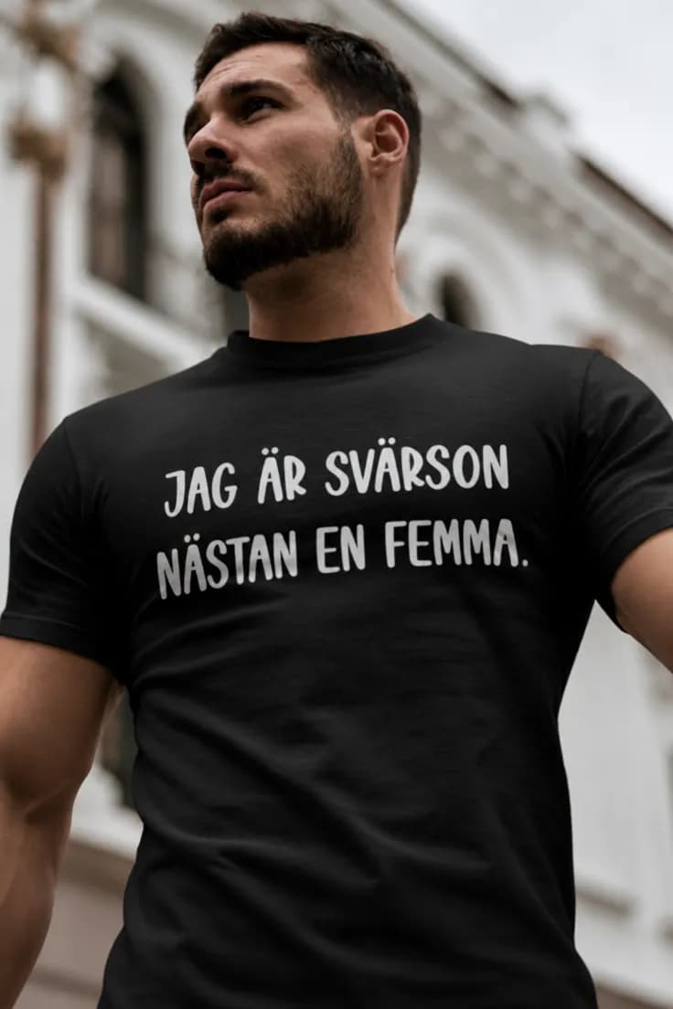 Rolig t-shirt Jag är svärson | JAG ÄR SVÄRSON