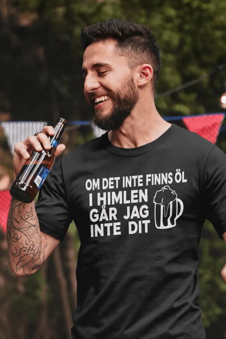 Rolig t-shirt Öl i himlen