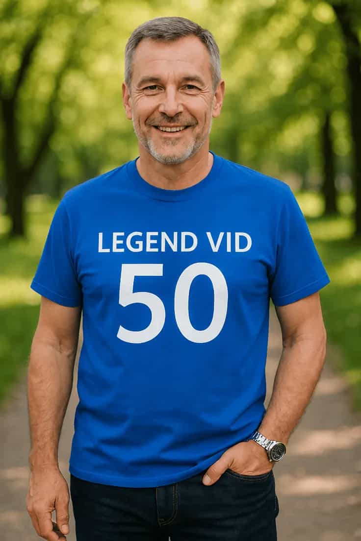 Rolig t-shirt Legend vid 50 – LEGEND VID 50