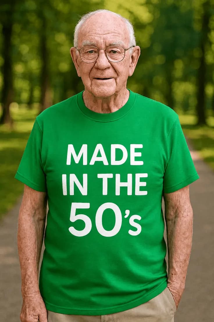 Rolig t-shirt Made in the 50s