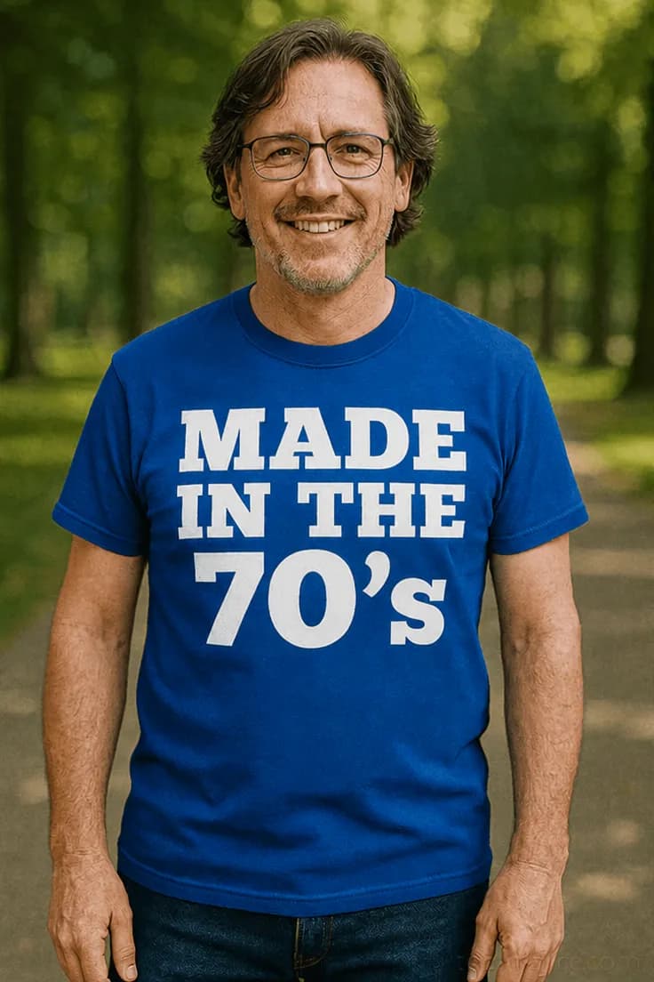 Rolig t-shirt Made in the 70s