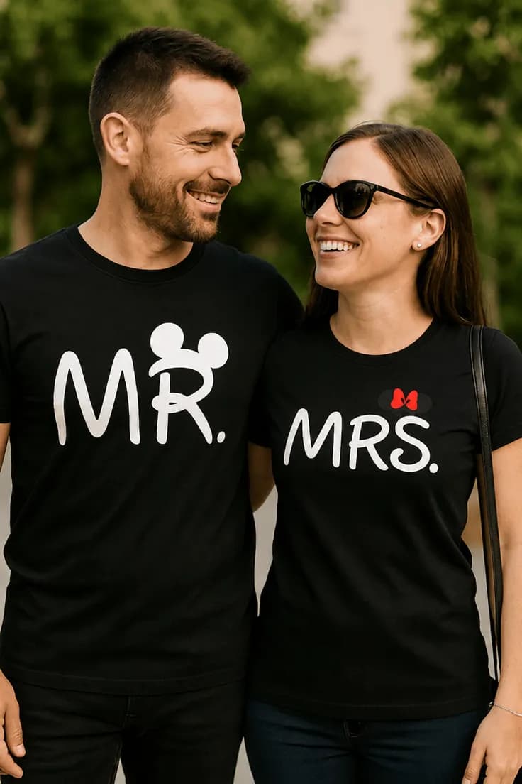 Rolig t-shirt Mr Mrs set – MR. MRS.