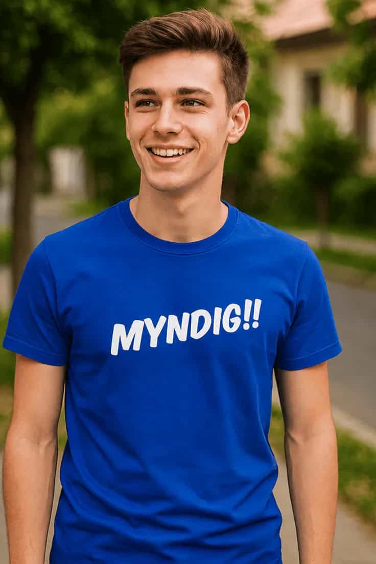 Rolig t-shirt Myndig 18 – MYNDIG!!