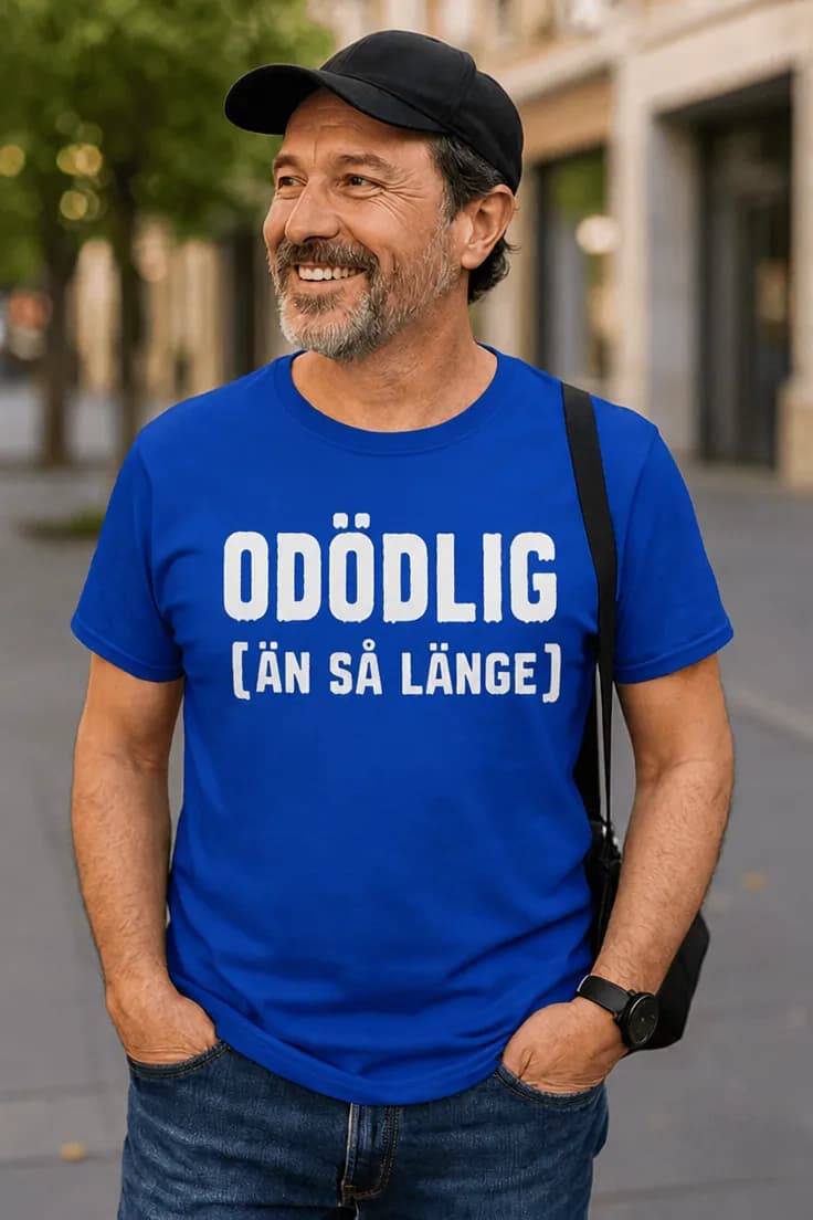 Rolig t-shirt Odödlig än så länge – ODÖDLIG
