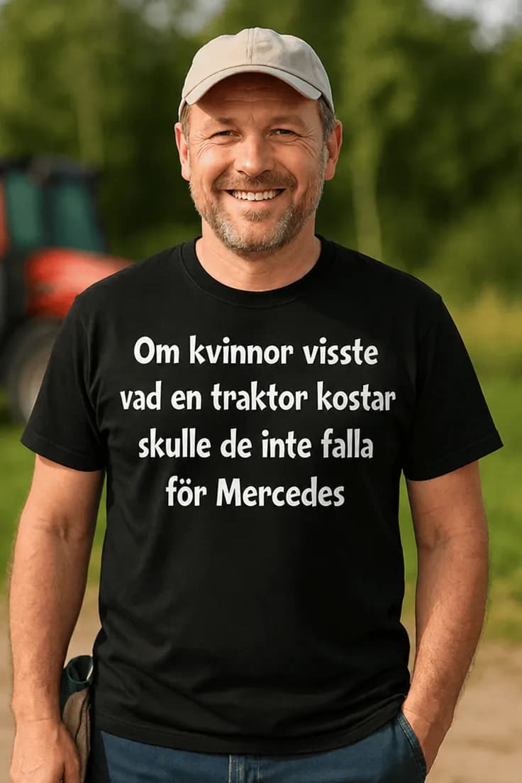 Rolig t-shirt Om kvinnor visste
