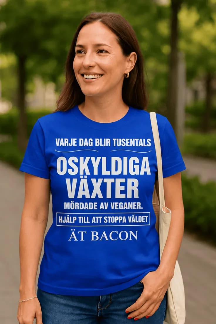 Rolig t-shirt Oskyldiga växter – VARJE DAG BLIR TUSE