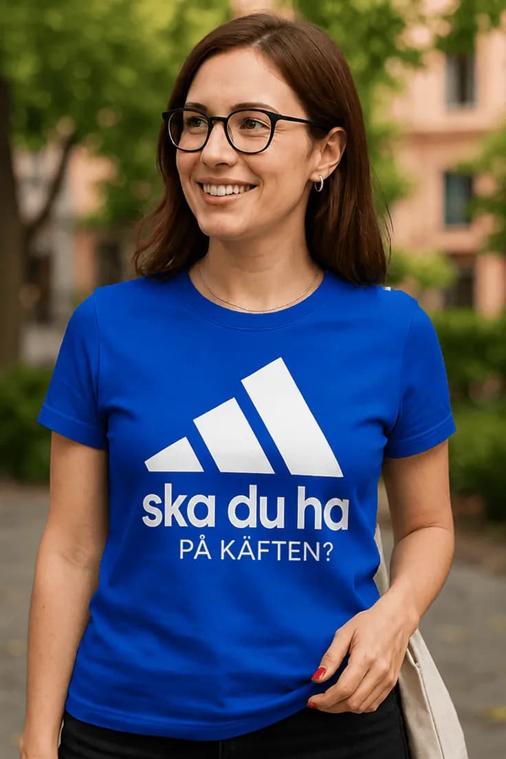 Rolig t-shirt På käften – ska du ha PÅ KÄFTEN?