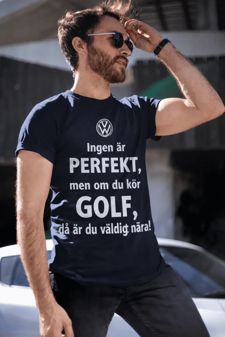 T-shirt Perfekt bilförare med valfritt bilmärke
