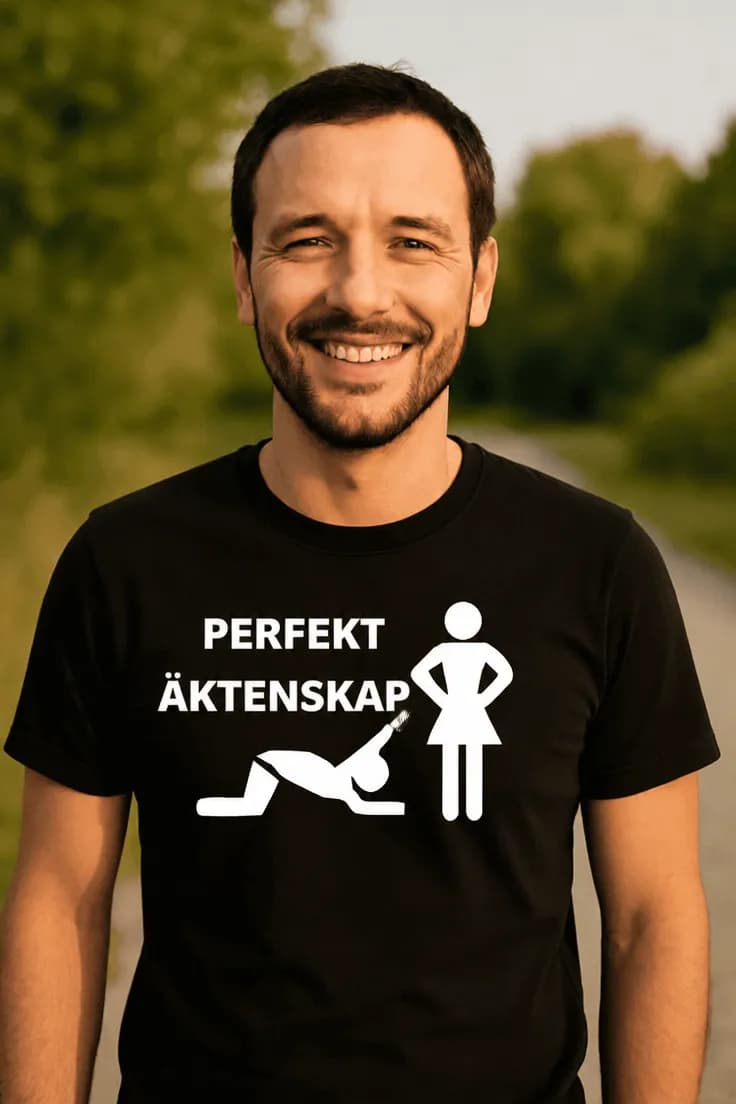 Rolig t-shirt Perfekt äktenskap | PERFEKT ÄKTENSKAP