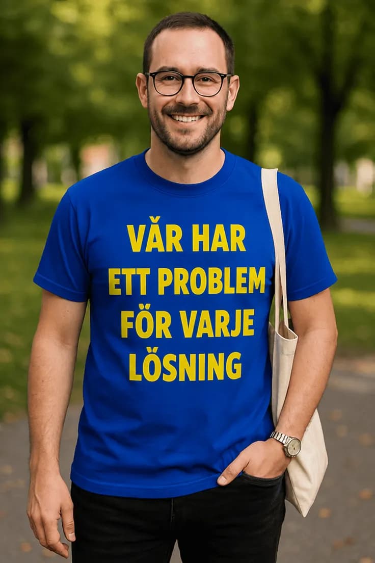 Rolig t-shirt Problem för varje lösning