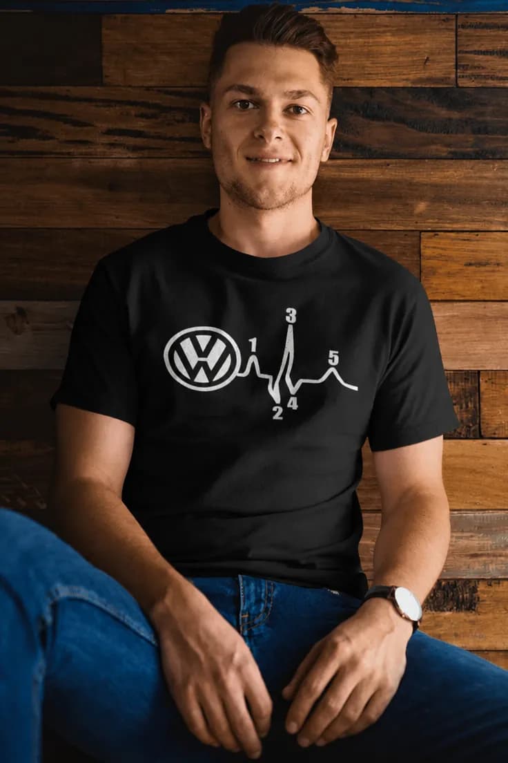 T-shirt Puls med valfritt bilmärke