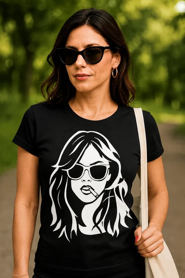 Rolig t-shirt sexig rebell – kaxig presentidé
