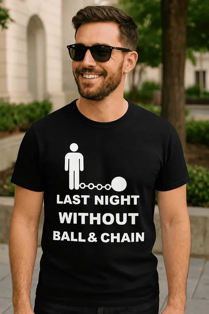 Rolig t-shirt Sista kvällen utan boja – LAST NIGHT